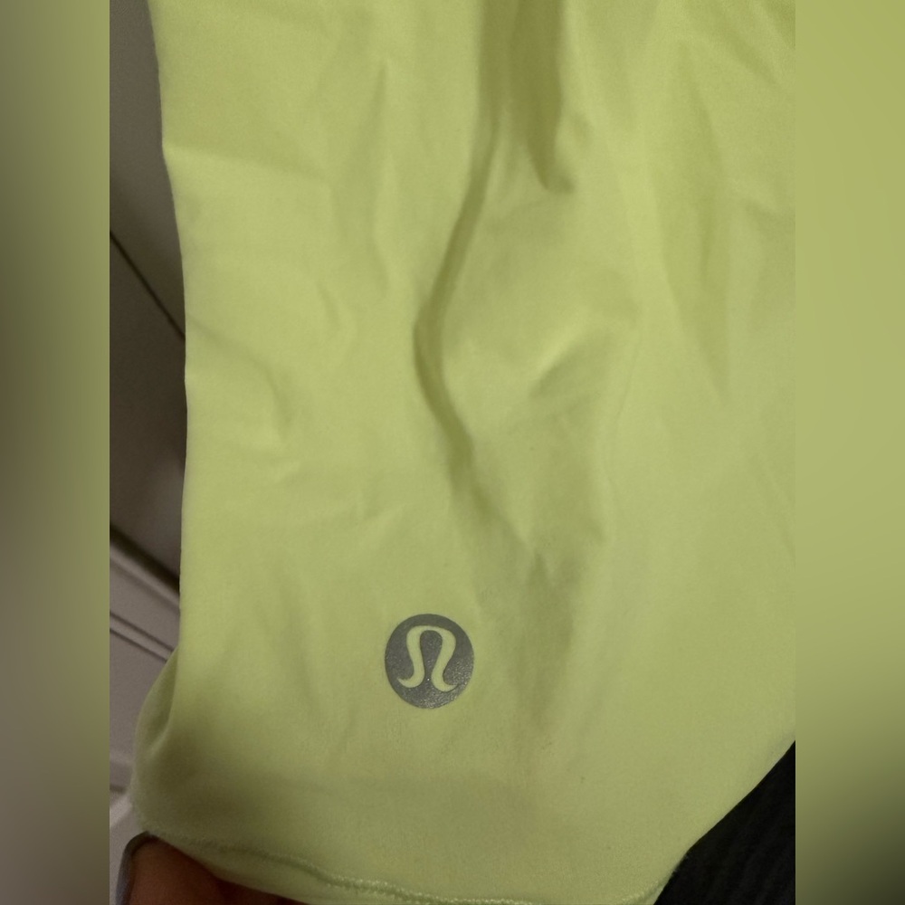 Lululemon For the Run Tank Light Neon Yellow (probably size 10) - Picture 4 of 5